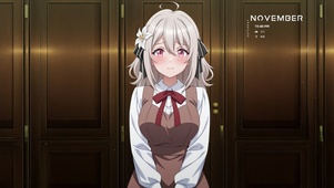 唯美房间白发少女