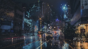 雨滴屏