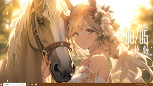 白马少女
