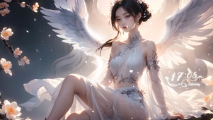 轻纱天使美女