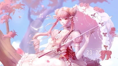 4K唯美治愈动漫女孩