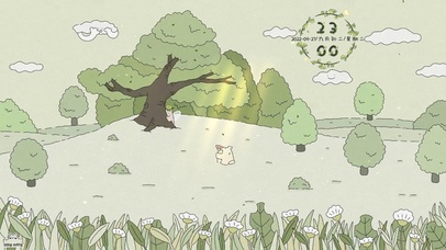 清新森林动漫场景