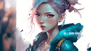 赛博朋克 女孩