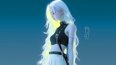 可爱的时尚女孩