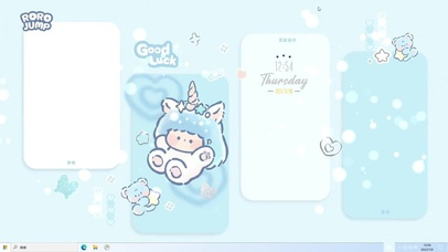 马卡龙色  电脑主题