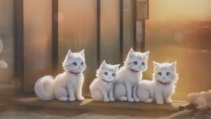 呆萌小猫咪