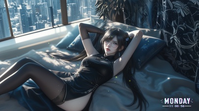 她的笑容灿烂如阳光洒在大地上