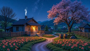 农舍的星芒夜曲