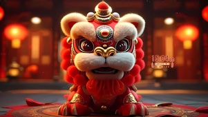 喜庆舞龙狮