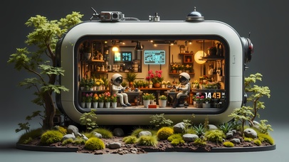 微观宇航员小屋