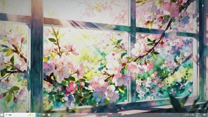 漫入春潮-桌面主题