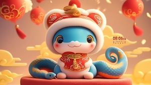 新年小蛇