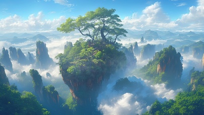 绿色护眼阿凡达公园