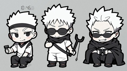 潮酷可爱版五条悟