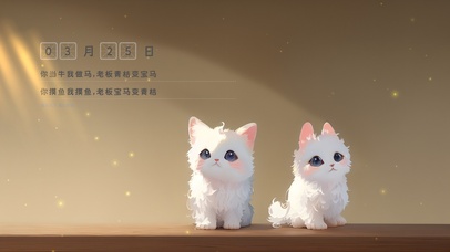 4k可爱萌宠喵咪