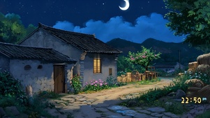 夜晚小路
