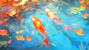 池塘鲤鱼