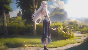 4K可爱古韵国风美女