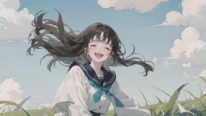 爱笑的女孩