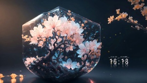 水晶樱花