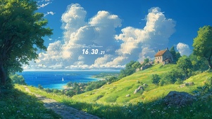 治愈护眼海边