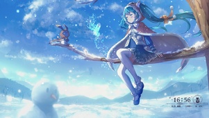 冬日暮雪（2k高清动态壁纸）