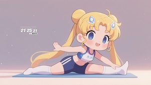水冰月做瑜伽