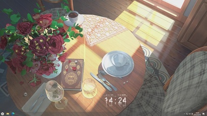 温馨午后餐桌主题