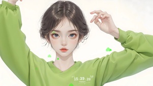 4K时尚靓丽少女
