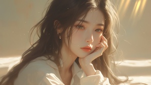 4K夏日休闲慵懒美女 午后
