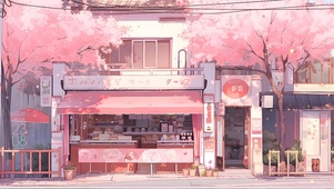4k 樱花杂货店