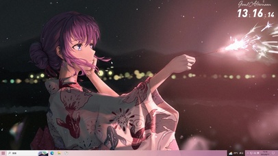 樱花少女最后的烟花