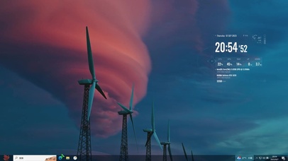 风车龙卷云主题