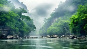云雾山涧 4K