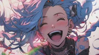 可爱の大笑金克斯