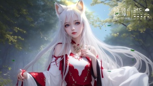 银发狐女