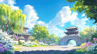 漫步在夏日古镇