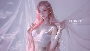 粉色系甜美女孩
