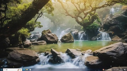 森林小河壁纸-桌面主题