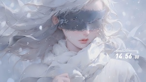 古风蒙面女孩
