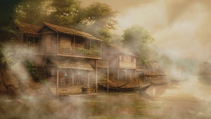 夕照水屋