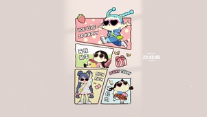 可爱治愈小女孩