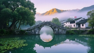 治愈江南石桥小镇