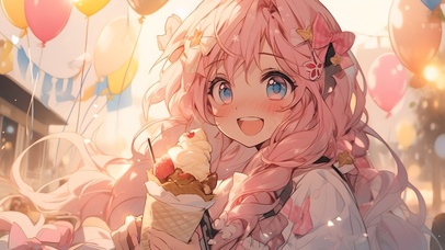 粉色少女（非主题）