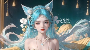 可爱精灵女孩
