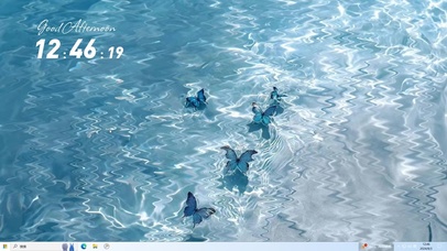 蝴蝶水纹  主题