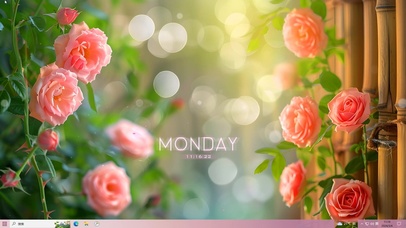 荧光清新玫瑰花