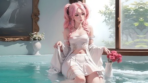 温泉美女