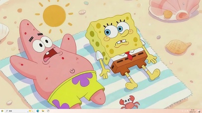 海绵宝宝的沙滩派对