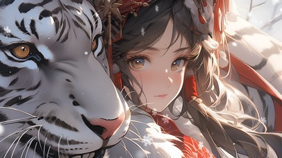 白虎少女（非主题）